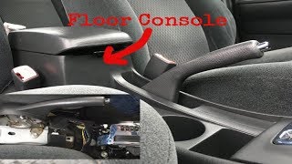 DIY How to remove floor console quickly and safely