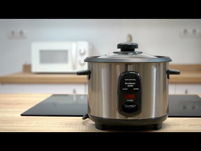Vídeo relacionado con GGRUNKEL - Arrocera Eléctrica RC-1L 400W | Capacidad 1 Litro | Función Mantener Calor | Recubrimiento Antiadherente | Tapa de Cristal | Exterior de Acero Inoxidable