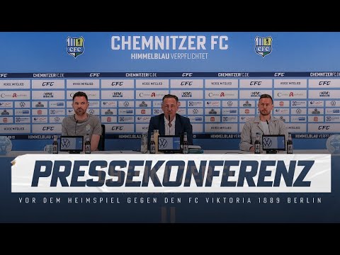 Chemnitzer FC | Pressekonferenz vor dem Heimspiel gegen den FC Viktoria 1889 Berlin