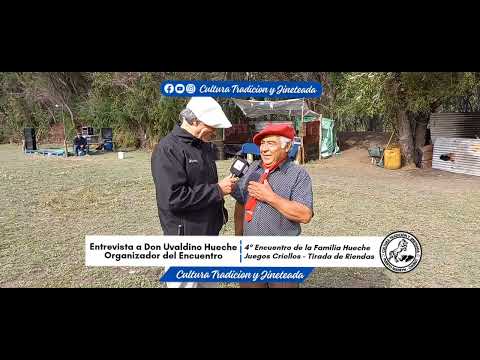 4° ENCUENTRO FAMILIA HUECHE - GAIMAN CHUBUT Entrevista a Uvaldino Hueche organizador del Encuentro