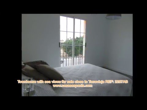 REF: 2287AB - Townhouse with sea views for sale close to Torrevieja