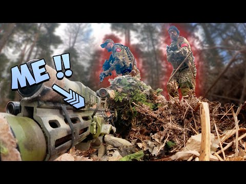 MAX Level Ghillie Suit SO GOOD I Got Stepped On! 😮 (Airsoft BB Sniper)