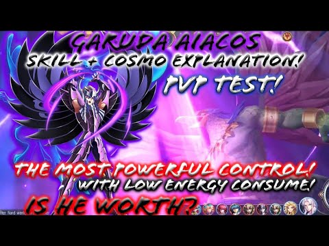 Saint Seiya: Awakening (KOTZ) - Garuda Aiacos Skill Explanation and Test at PvP! Best Control!
