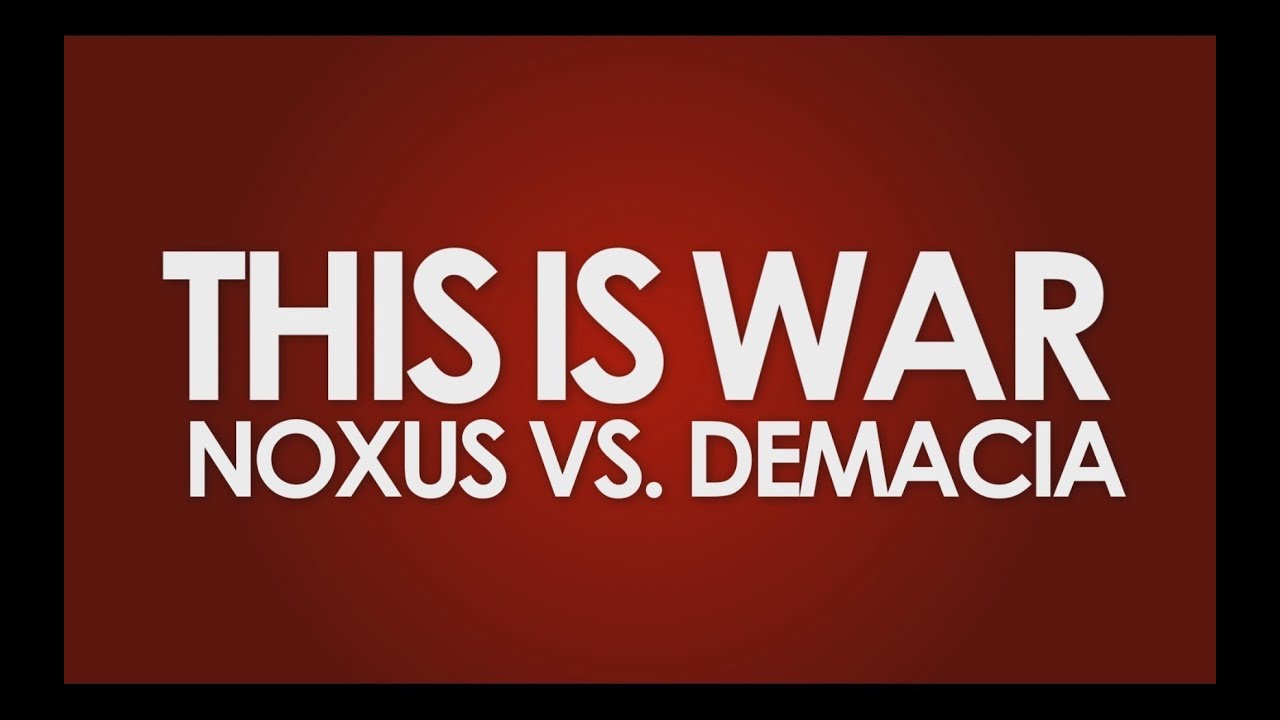 Liên Minh Huyền Thoại: solo rap giữa NOXUS VS DEMACIA (vietsub) ^^