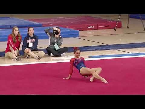 Adra Parks (Arizona) 2018 Floor Exhibition vs UCLA