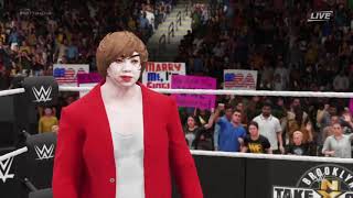 とろサーモン(久保田くぼた)と上沼恵美子にプロレスやらせてみた【WWE　2K18】総合格闘技、やり方、方法、作り方