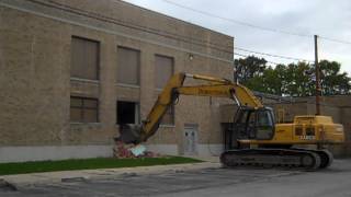 preview picture of video 'TheNBXpress com   NBHS Demo First Bashing   Sept  20, 2012'