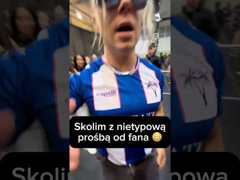 Skolim z nietypową prośbą od fana 😳 #skolim