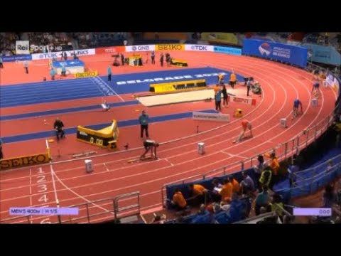 Mondiali Belgrado 2022 - 400 Uomini - Batterie 1, 2 e 3