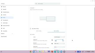 How to adjust the display settings in Chrome OS