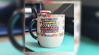 Vídeo de Caneca mágica com colher - Entrego confio dou uma surtada agradeço