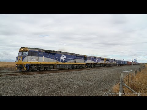 SCT 7922V Dooen Containers With CF4403 & CM33's (23/1/2020) - PoathTV Australian Trains & Railways