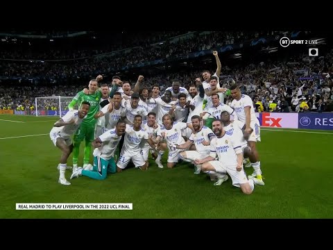 INCREDIBLE FULL TIME SCENES! Real Madrid stun Man City to reach ANOTHER Champions League final!