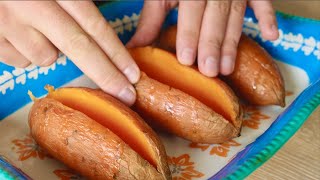 💯 You will not stop eating sweet potato if you cook it this way! Easy dinner recipe » vegan