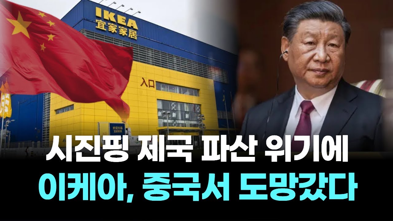시진핑 제국 파산 위기에 결국…이케아, 중국서 도망갔다