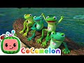 Five Little Speckled Frogs! | CoComelon Animal Time | Animal Nursery Rhymes
