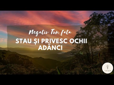 Negativ| Stau și privesc ochii adânci ton fata
