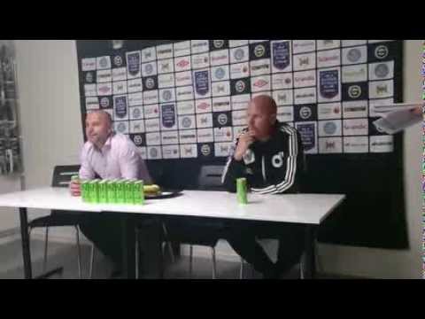 Presskonferens efter Varbergs BoIS-Degerfors IF