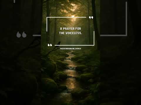 For The Voiceless || Daily Prayer