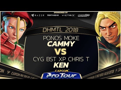 Ponos Moke (Cammy) vs CYG BST XP Chris T (Ken/Akuma) - DH Montreal 2018 Pools - SFV - CPT 2018