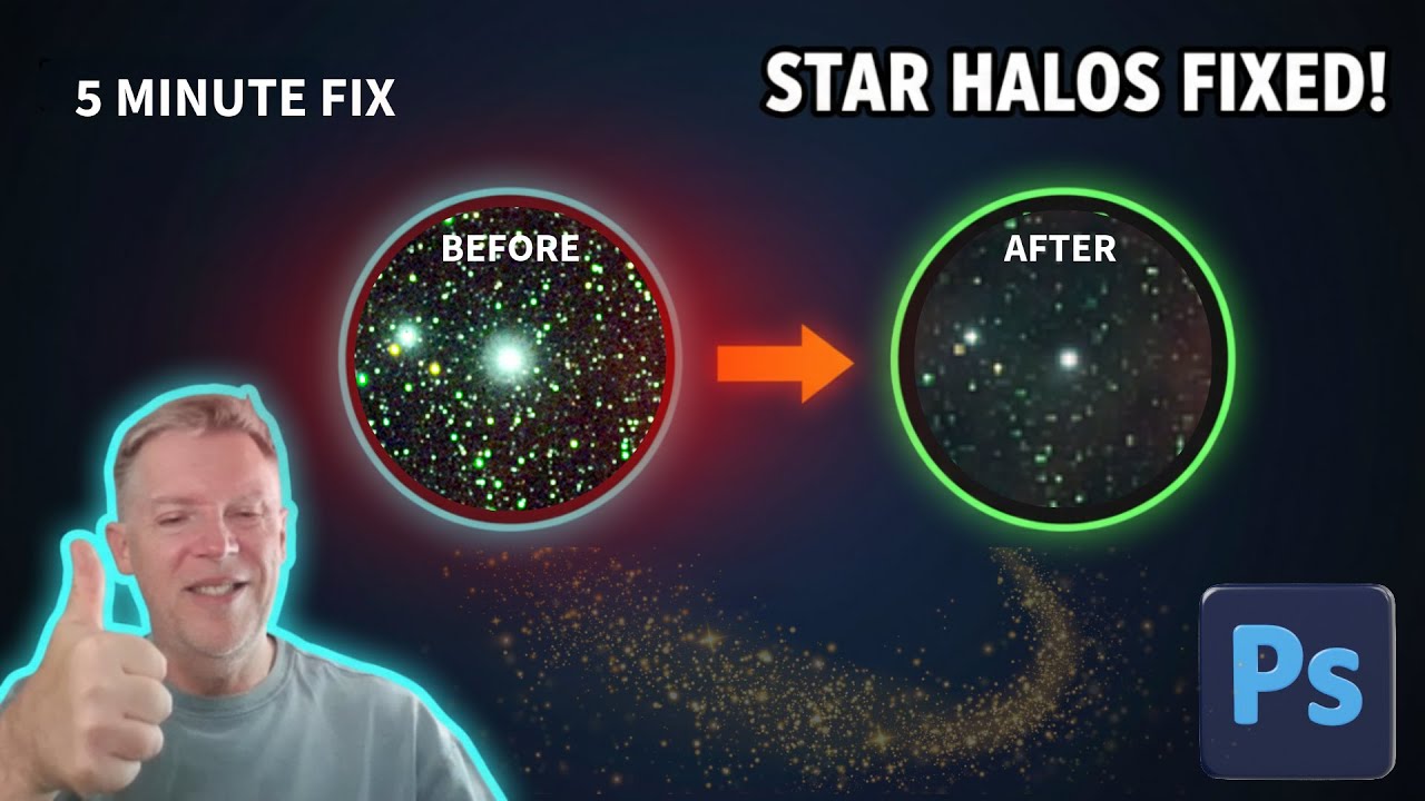 Star halos fixed – before/after (5‑minute fix)