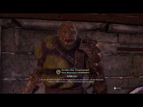 Middle Earth:Shadow of War GREAT SINGER ft Bagga The Bard