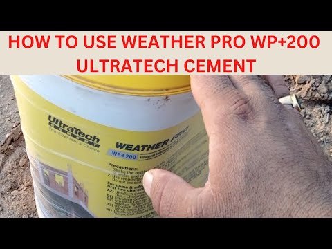 Ultratech cement weather pro