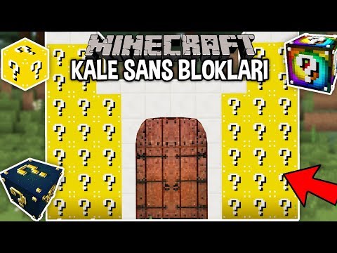 SÜRPRİZ KALE ŞANS BLOKLARI - Minecraft