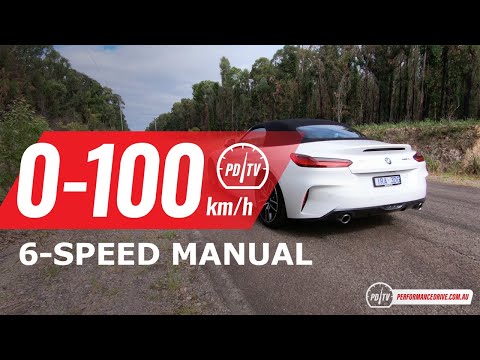 2020 BMW Z4 sDrive20i (manual) 0-100km/h & engine sound