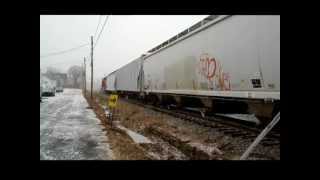preview picture of video 'Pennsylvania Northeastern #5342 SD40-2W Telford, PA'