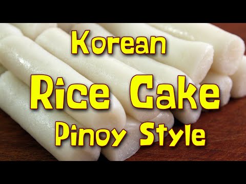 Korean Rice Cake Pinoy Style