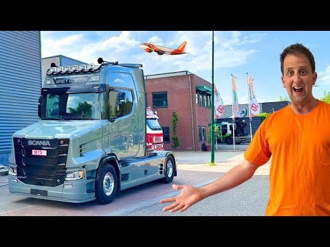 FLYING TO HOLLAND TO COLLECT A BRAND NEW SCANIA T-CAB | #truckertim