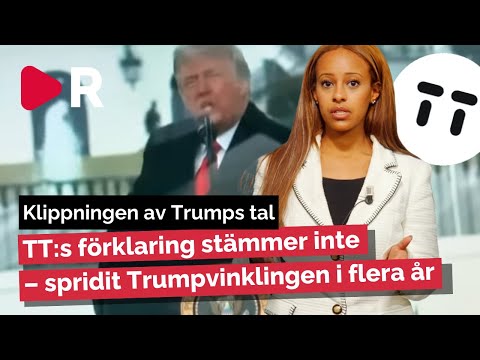TT spred felaktig bild av Trumps tal – försöker förminska skandalen