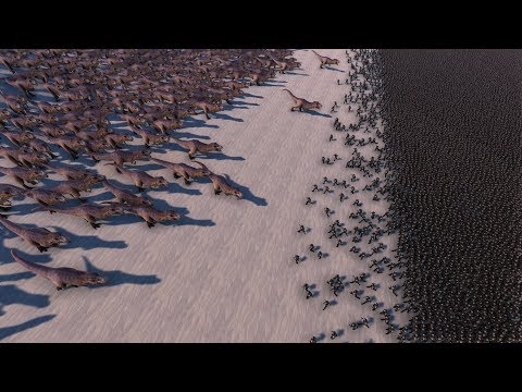 37000 TREX vs 3000 CHUCK NORRIS - Ultimate Epic Battle Simulator