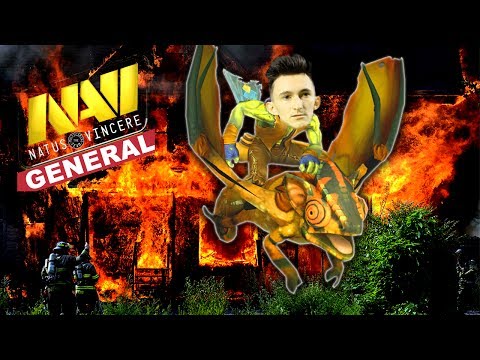 Na`Vi.GeneRaL Sets on Fire Crazy Offlane Batrider | Dota 2 Gameplay