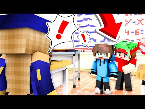 I TAKE MY VAMPIRE SON TO SCHOOL AND HE BITES HIS CLASSMATES🧛‍♀️IN MINECRAFT