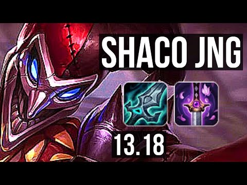 SHACO vs KINDRED (JNG) | 14/1/15, 3.8M mastery, Legendary, 500+ games | EUW Master | 13.18