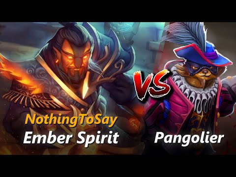 NothingToSay mid Ember Spirit vs Pangolier | First 10 minutes