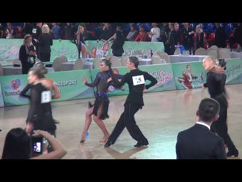 Petr Alexashin - Natalia Karakotova Rus, Jive, WDSF Open Junior II Latin Final