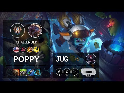 Poppy Jungle vs Elise - NA Challenger Patch 10.16