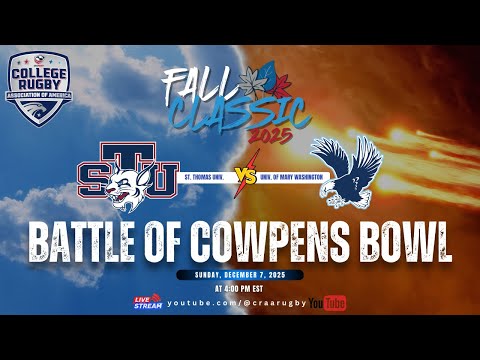 2025 CRAA FALL CLASSIC - BATTLE OF COWPENS BOWL