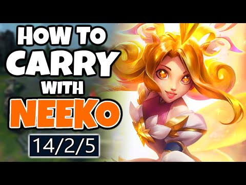 How to EASILY CARRY with NEEKO MID (Neeko is a 1v1 LANE BULLY) | 12.18