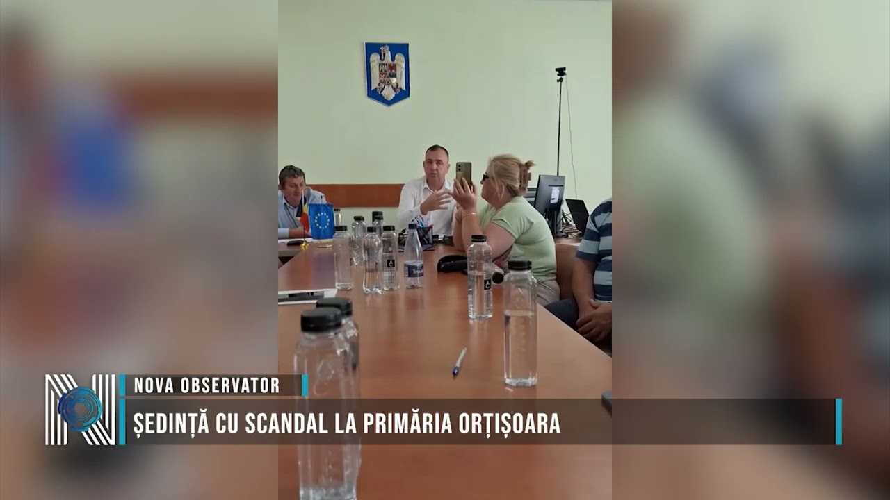 Ședință cu scandal la Primăria Orțișoara