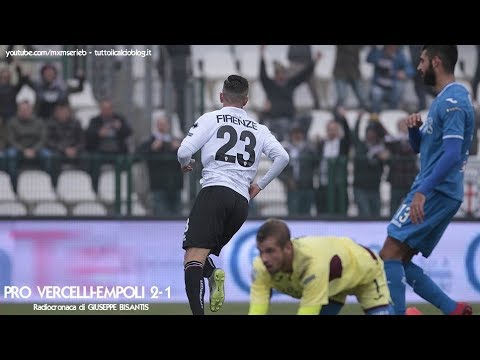 Pro Vercelli-Empoli 2-1 - Radiocronaca di Giuseppe Bisantis (11/11/2017) da Rai Radio 1