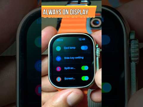 T800 ultra smart watch always on display / how to set always on display in t800 ultra #t800ultra
