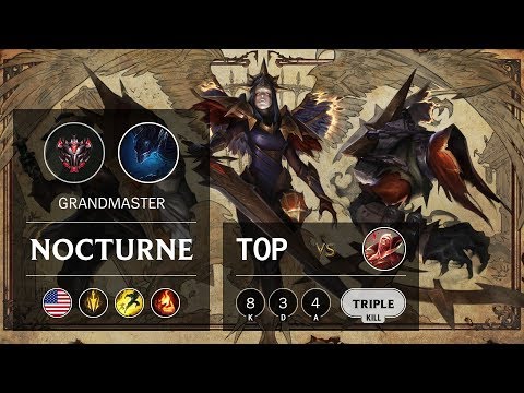 Nocturne Top vs Vladimir - NA Grandmaster Patch 9.13