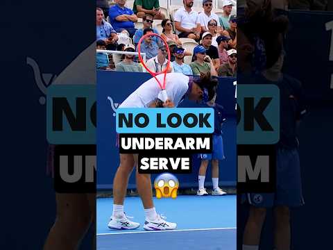 Taking the underarm serve to the next level 🫨