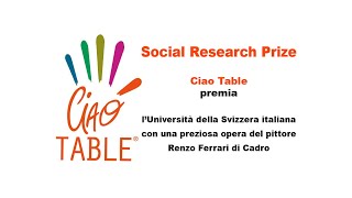 'Diretta streaming Social Research Prize 2020' episoode image