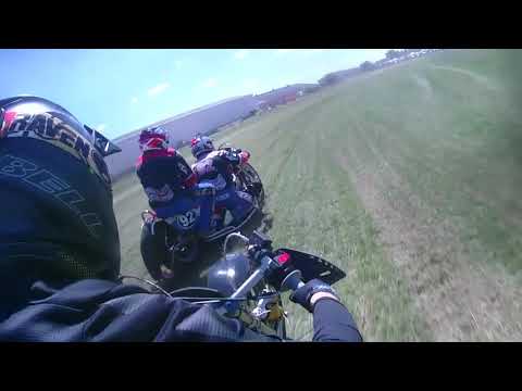 Grasstrack sidecar onboard - Race 1 Tallington