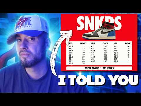 🚨 Union x Fragment x AJ1 ‘Varsity Red’ EARLY ACCESS + Size-by-Size SNKRS Stock 😱🔥